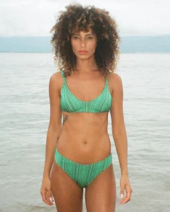 New Seea Bobby Bikini Top - Coastal Rib