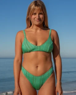 New Seea Bobby Bikini Top - Coastal Rib