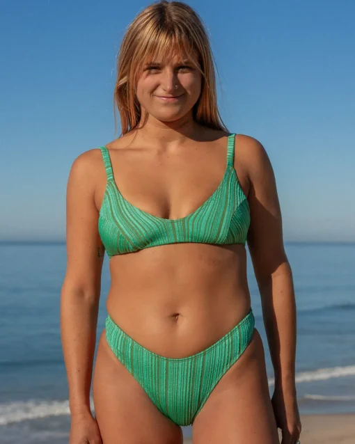 New Seea Bobby Bikini Top - Coastal Rib