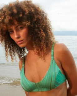 New Seea Bobby Bikini Top - Coastal Rib