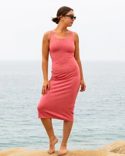 Fashion Seea Delilah Dress - Flamingo