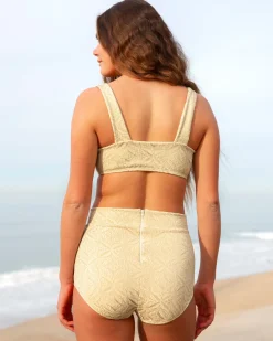 Best Seea Georgia Bikini Top - Sandshell