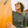 New Seea Palomar Crop Top Rashguard - Delfina