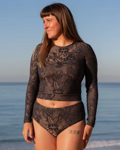 New Seea Palomar Crop Top Rashguard - Delfina