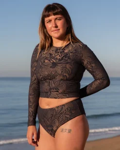 New Seea Palomar Crop Top Rashguard - Delfina