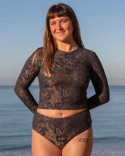 New Seea Palomar Crop Top Rashguard - Delfina