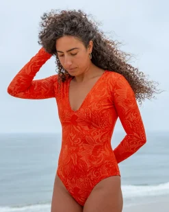 Fashion Seea Valentina Surf Suit - Mandarina